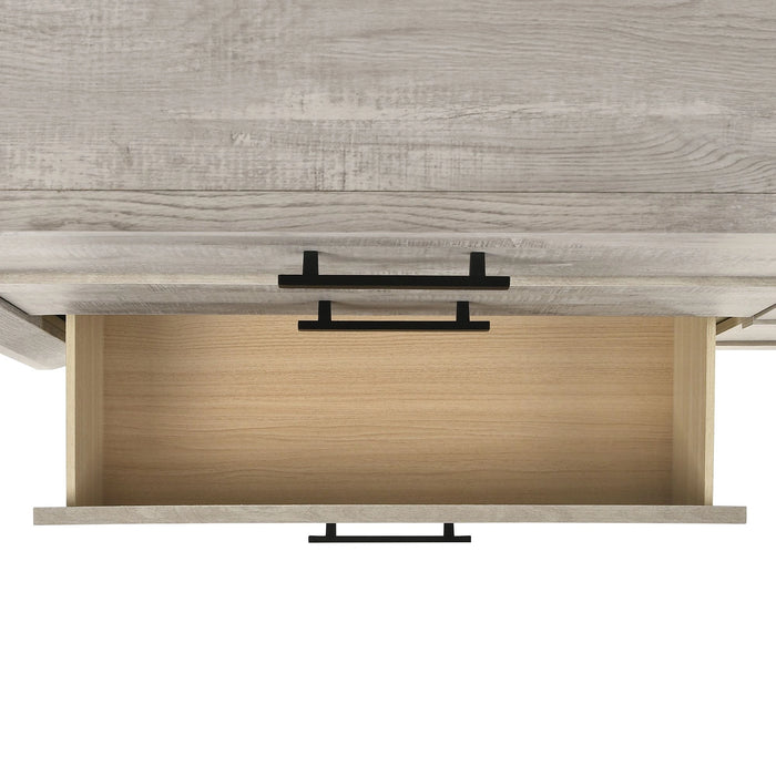 Ellen Dresser & Mirror Set White