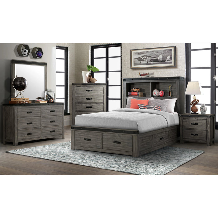 Wade Youth Platform Storage Bed