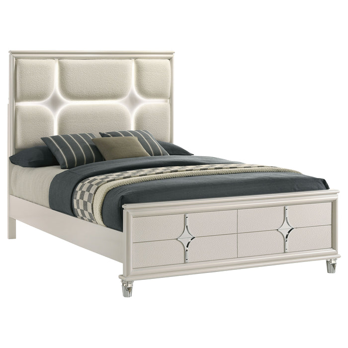 Olivia Panel Bed with LED Lighting