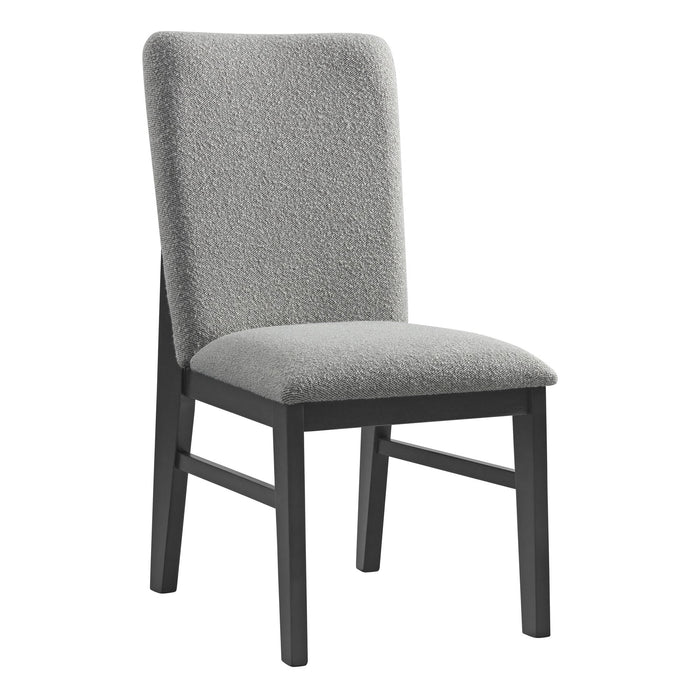 Portland Standard Height Dining Set in Black-Rectangular Table and Four Chairs