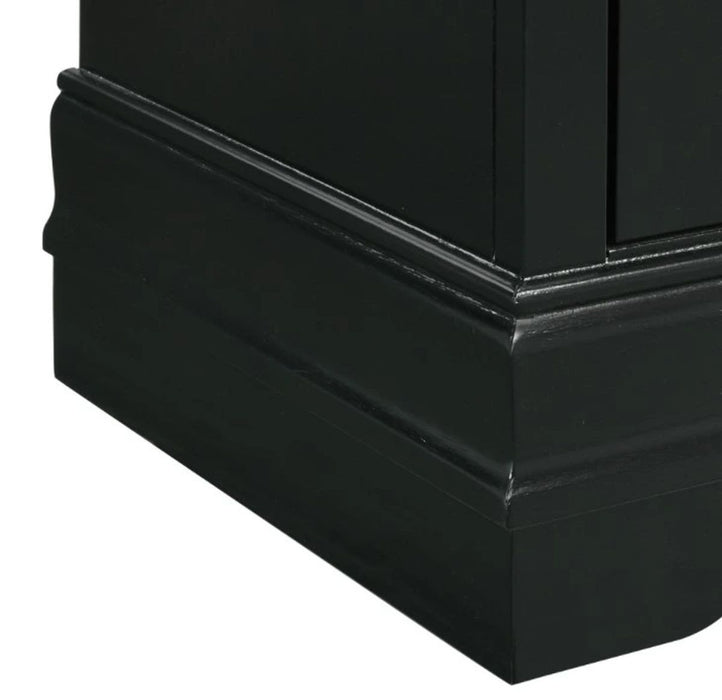 Elements International Louis Philippe Chest in Black