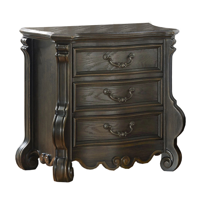 Steve Silver Rhapsody 3 Drawer Nightstand in Molasses