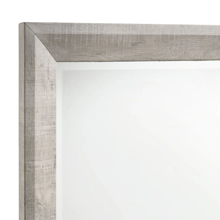 Ellen Dresser & Mirror Set White