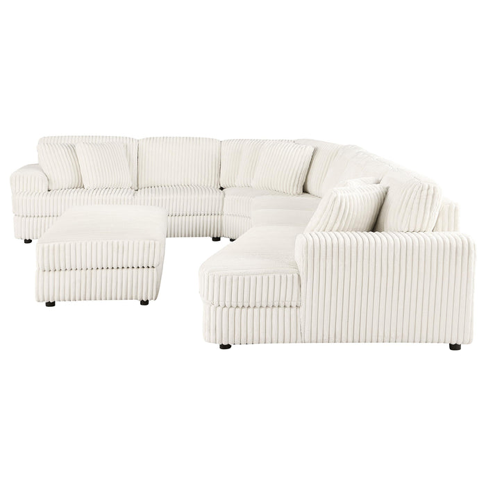 Emberson Upholstered Modular Sectional Sofa Ivory