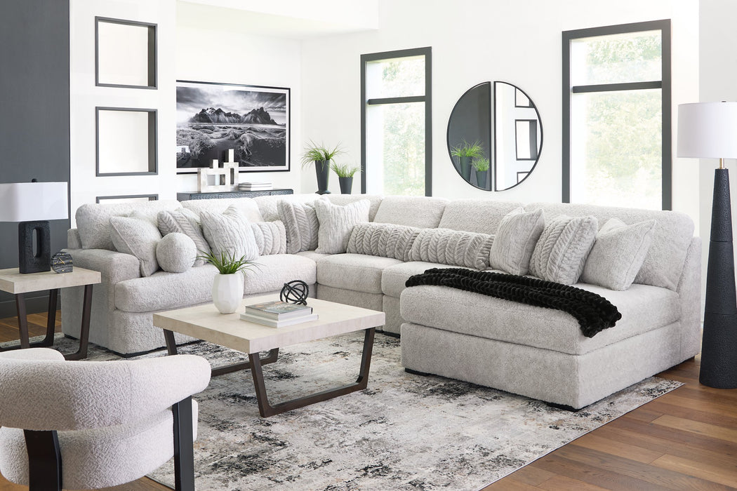 Cuddle Plush Sectional with Chaise