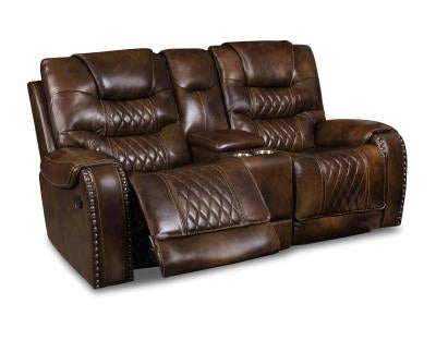 Brookshire Reclining Console Loveseat