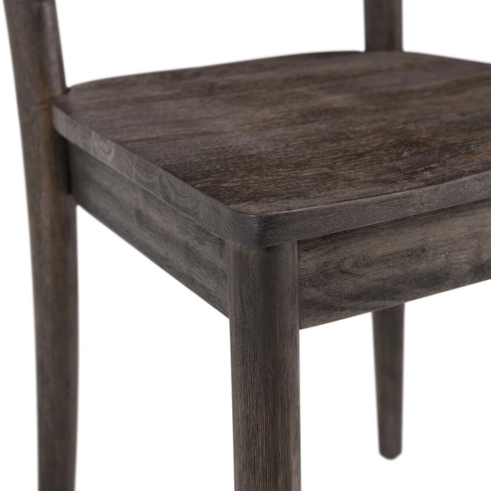 (D210-43C) Coronado- Side Chair (2/Ctn)- Chocolate