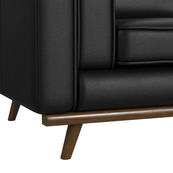 Venus Sofa with Cherry Finished Wooden Front