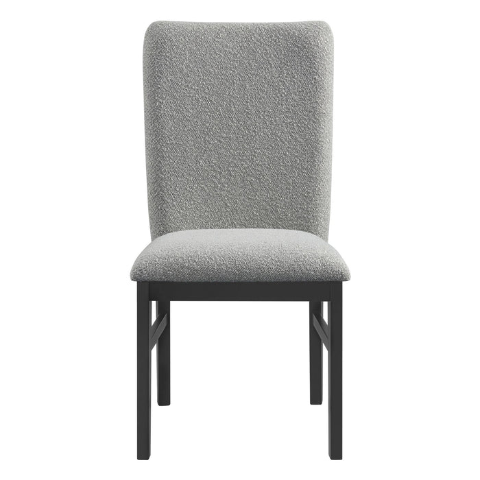 Portland Standard Height Dining Set in Black-Rectangular Table and Four Chairs