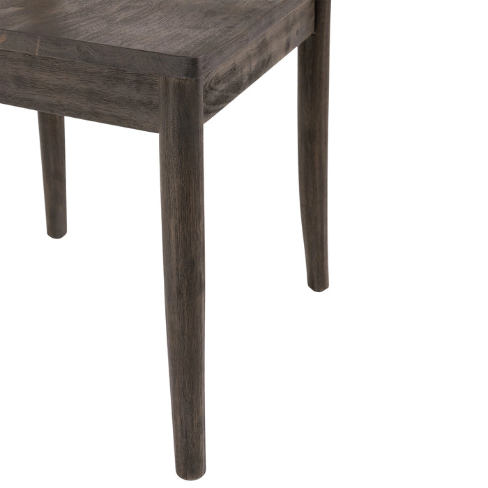(D210-43C) Coronado- Side Chair (2/Ctn)- Chocolate