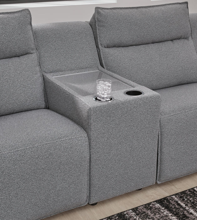 Modmax II Power Reclining Sectional with Chaise and Console