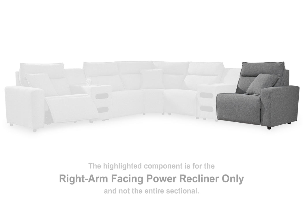 Modmax II Power Reclining Sectional with Chaise and Console