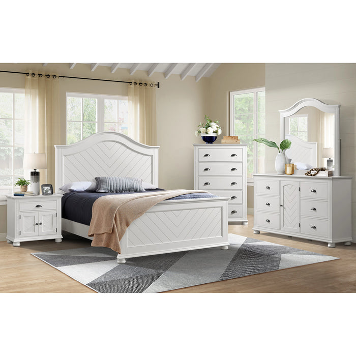 Kona Panel Bedroom Set in White