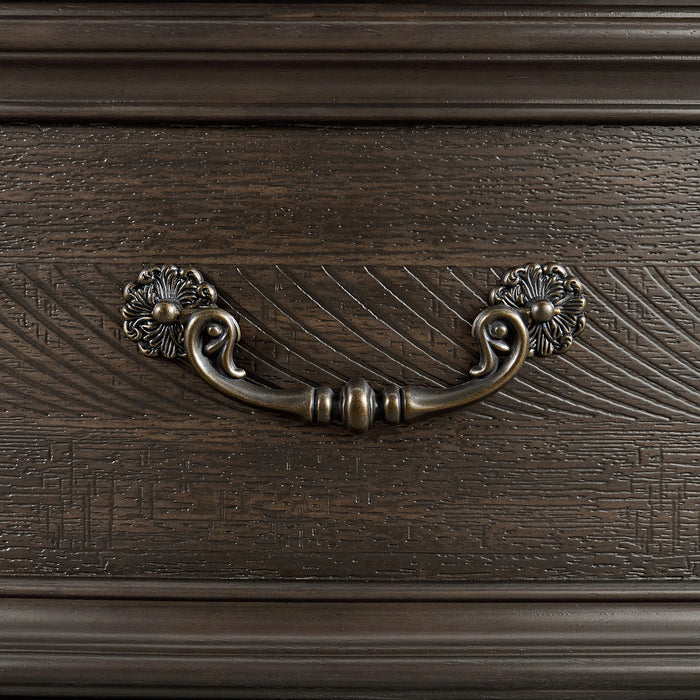 Brunswick Dresser and Mirror Set in Mahogany