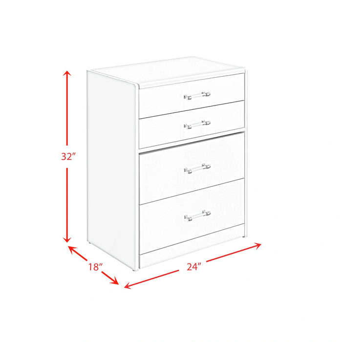 Irvine Mini Dressing Table with Stool, LED and USB in Glossy White