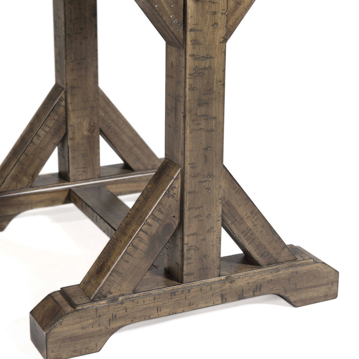 Finn 3PC Accent Trestle Table Set-Coffee Table & Two End Tables