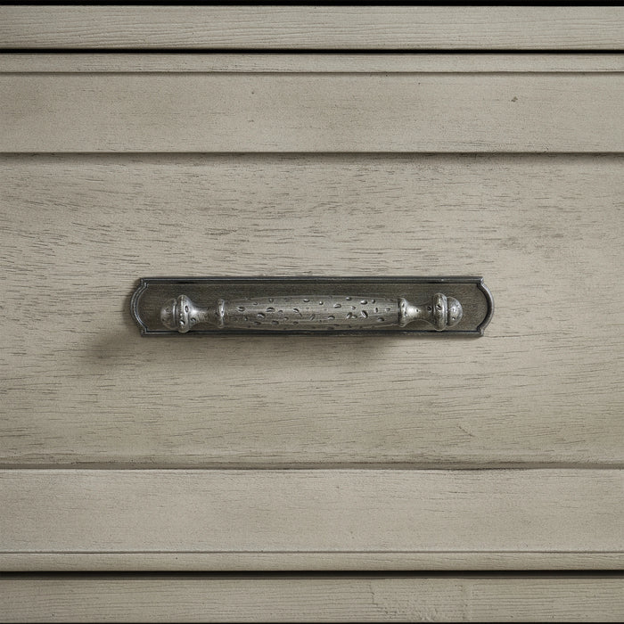 Farmington 9-Drawer Dresser in Medium Brown and Washed Stone