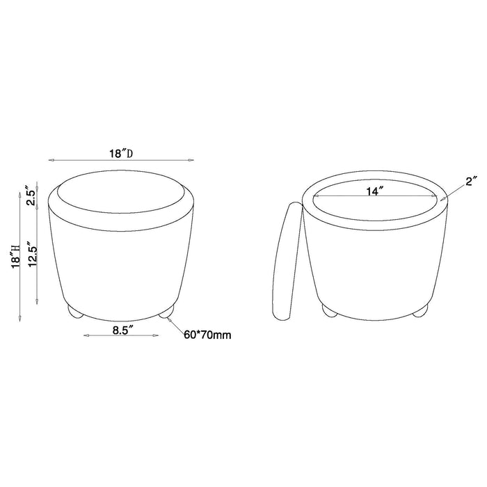 Valia Storage Ottoman