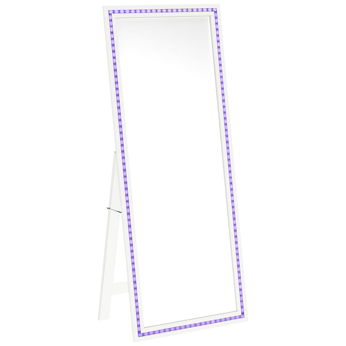 Windrose Standing Mirror with LED Lighting