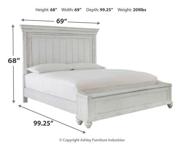 Kanwyn Bed with Storage Bench