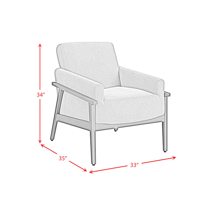 Ava Chair in Langley Cocoa