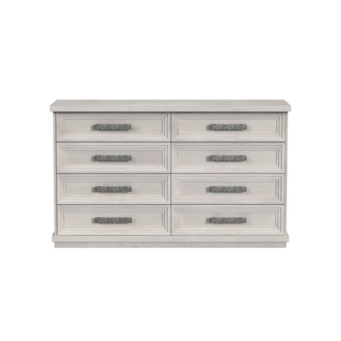 Avalanche 8-Drawer Dresser in Antique White