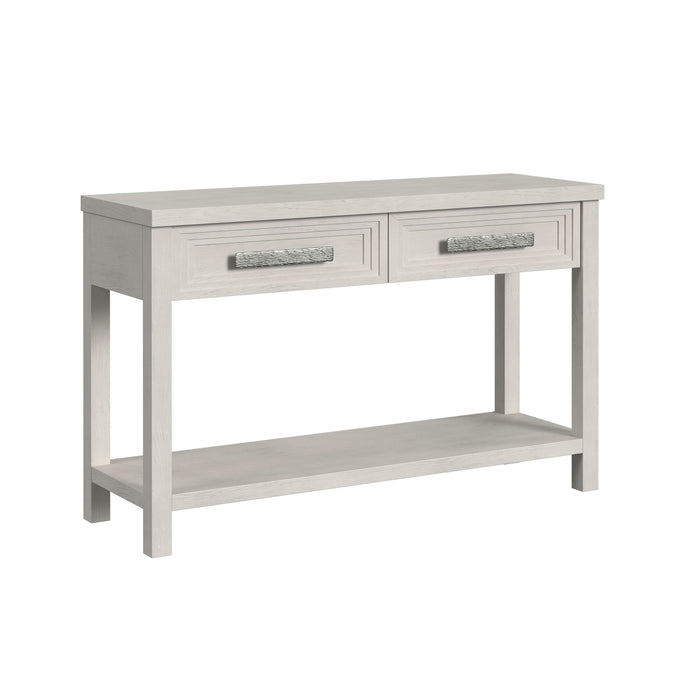 Avalanche 3PC Occasional Table Set in Antique White-Coffee Table, End Table & Sofa Table