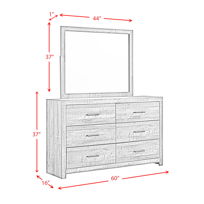Bailey Drift Dresser & Mirror Set