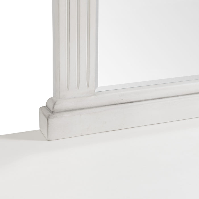 Calloway 7-Drawer Dresser w/ Mirror Set in Antique White