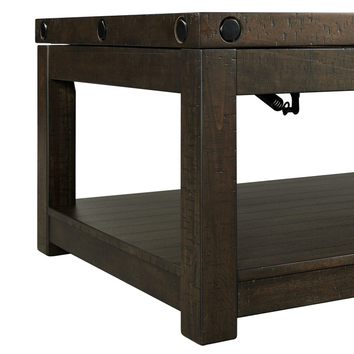 Colorado Occasional Coffee Table w/Lift Top Charcoal