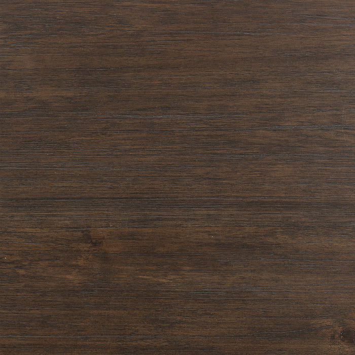 Martin 5 Pc Dining set (Dark Brown Top - White Base)