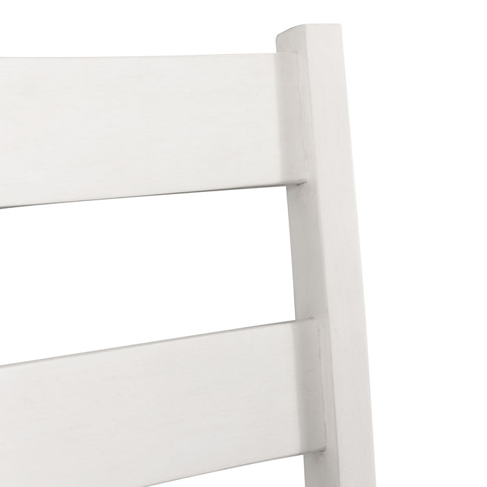 Martin 5pc Counter Set (Dark Brown Top - White Base)