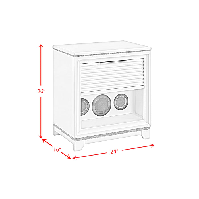 Denmark UPH Bedroom Set with Lights