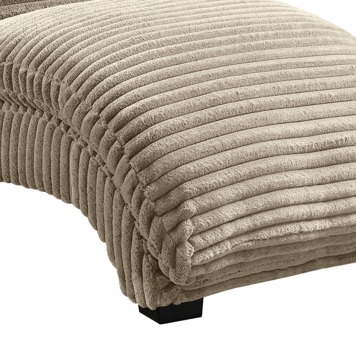 Dominick II Chaise in Masis Taupe