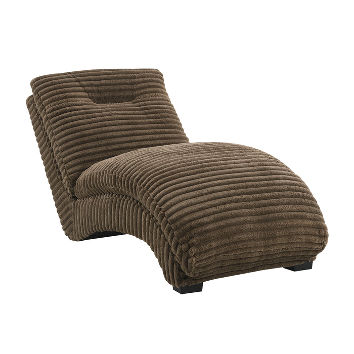 Dominick II Chaise in Masis Cocoa