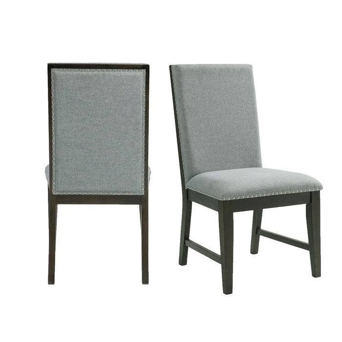 Donovan Upholstery Side Chair Dark (2 Per Pack)