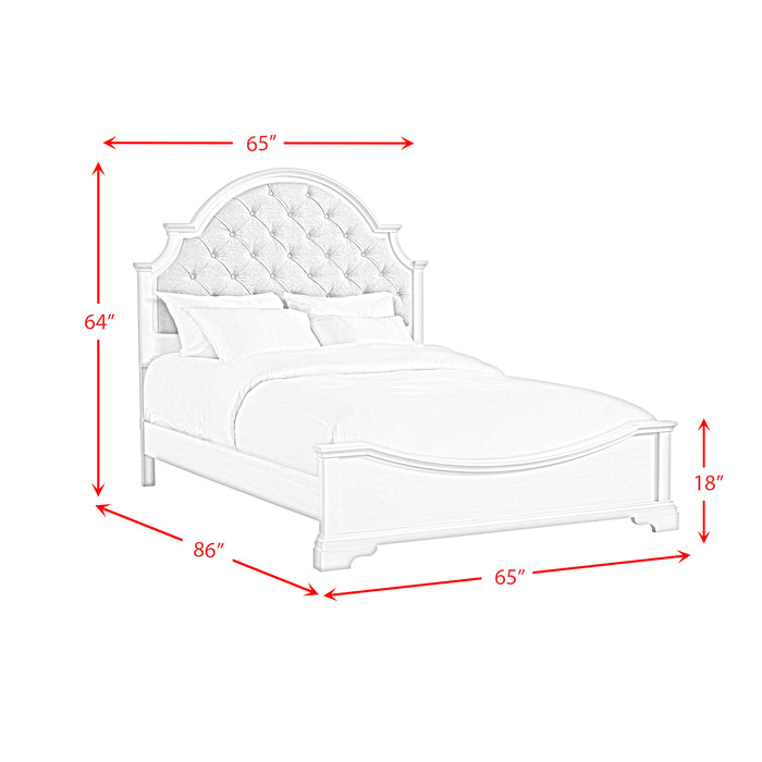 Eastwood Youth UPH Bed in Off-White