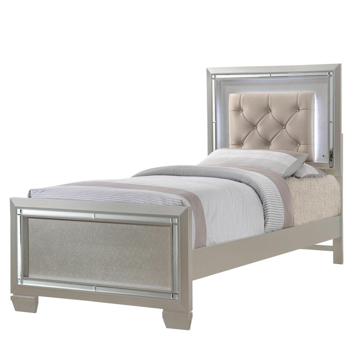 PLATINUM YOUTH PLATFORM BEDROOM SET