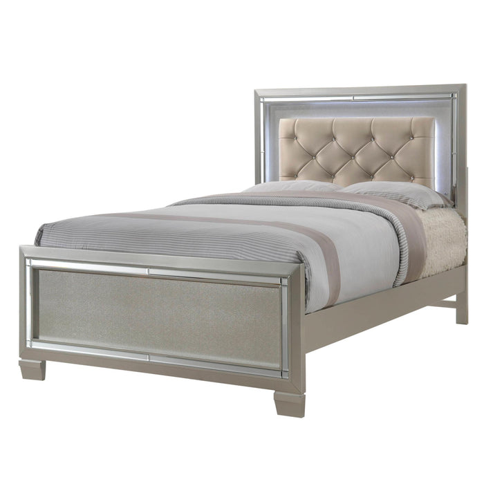 PLATINUM YOUTH PLATFORM BEDROOM SET