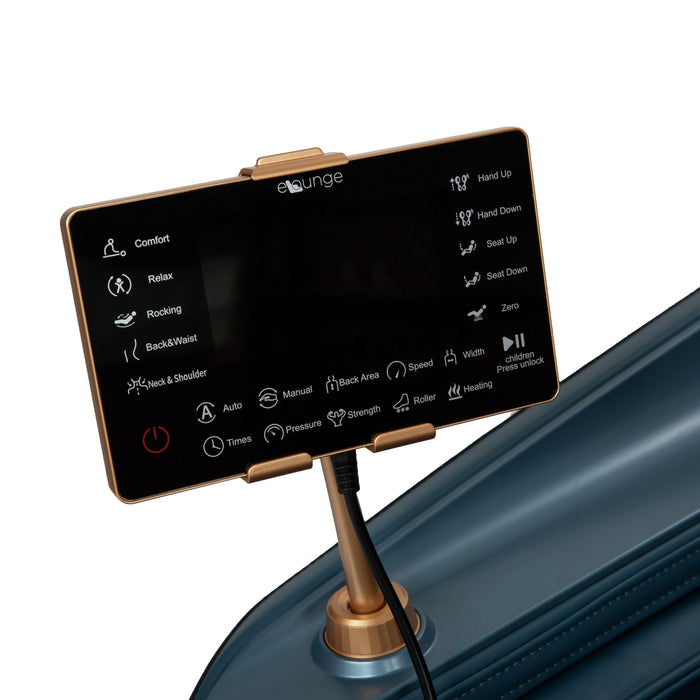 Enrich Massage Chair in Navy PU