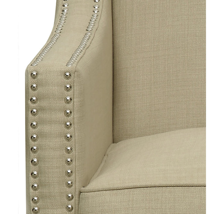 Erica 497 Chair W/Chrome Nails Heirloom Natural (ISTA 3)