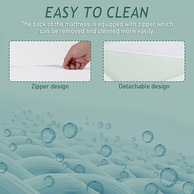 Forsythia 10" Full Green Tea Gel Memory Foam