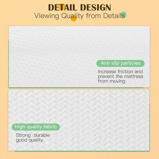 Forsythia 8" Full Green Tea Gel Memory Foam