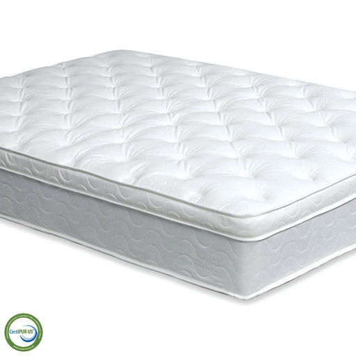 Bird Of Paradise White 11" Euro Pillow Top Mattress, E.King image