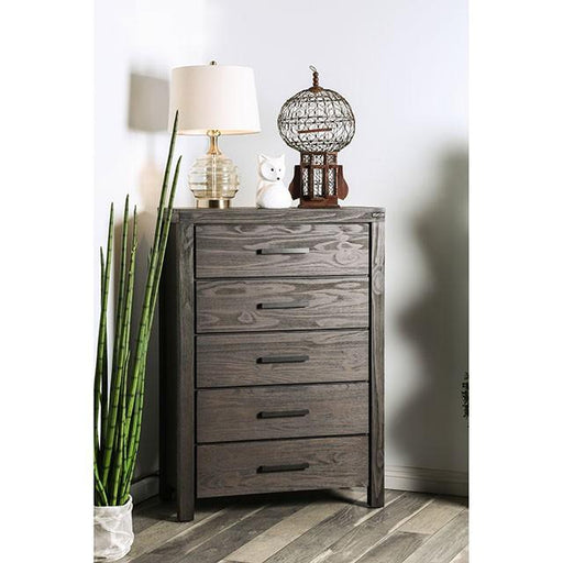 Rexburg Wire-Brushed Rustic Brown Chest image
