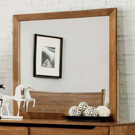 Lennart Oak Rectangular Mirror image