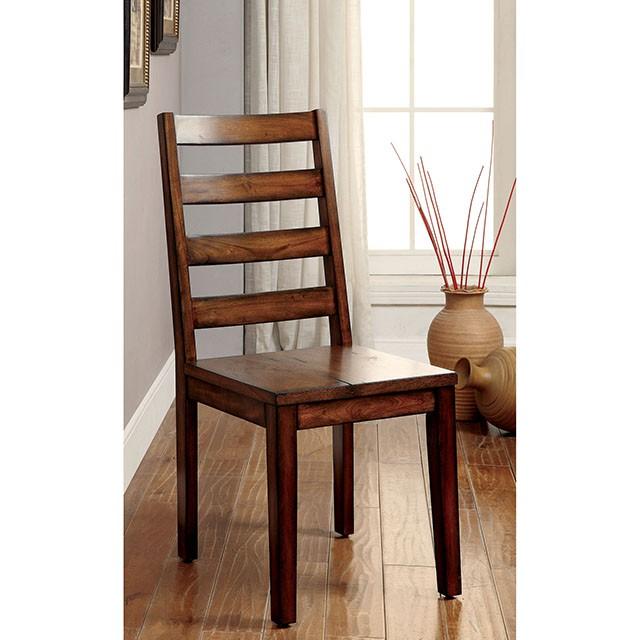 MADDISON Tobacco Oak Side Chair (2/CTN)