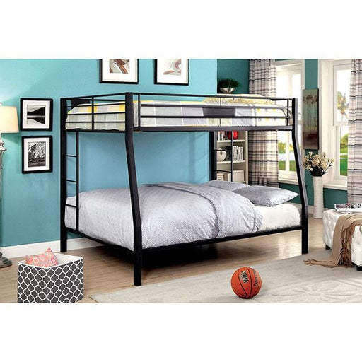 CLAREN Black Full/Queen Bunk Bed image