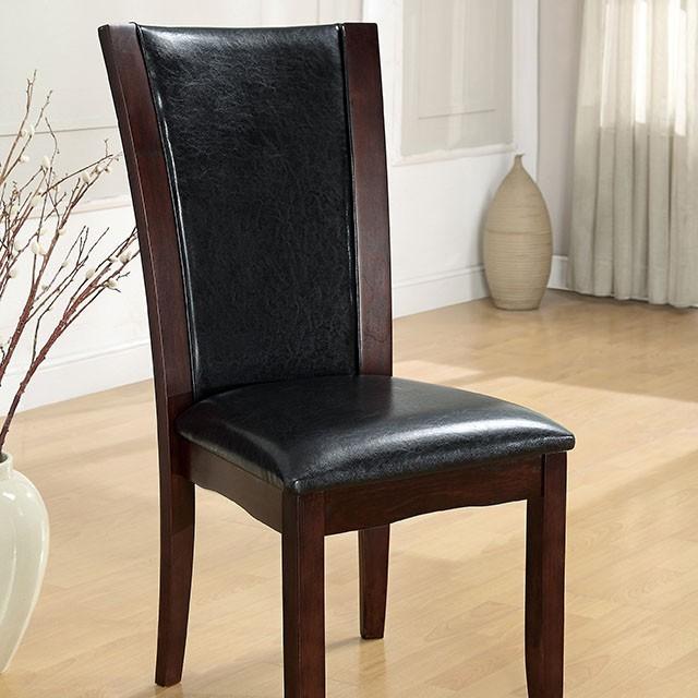 Manhattan I Dark Cherry/Brown Side Chair, Espresso (2/CTN) image