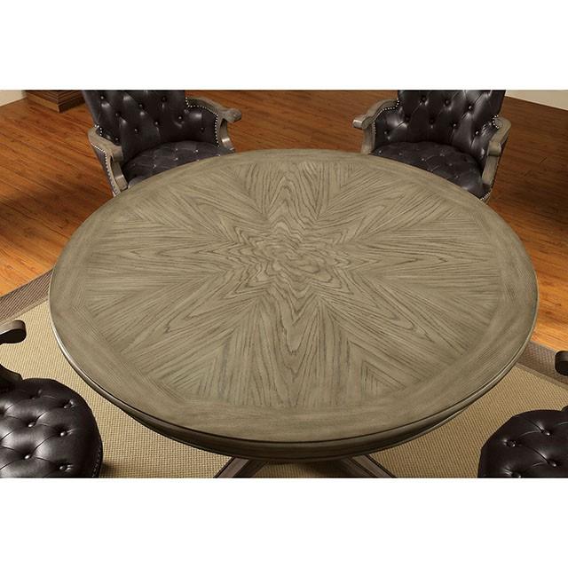 YELENA Gray Game Table